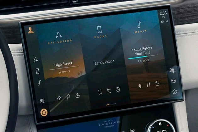 11.4-inch touchscreen that connects to your smartphone and favourite compatible apps to keep you informed and entertained.